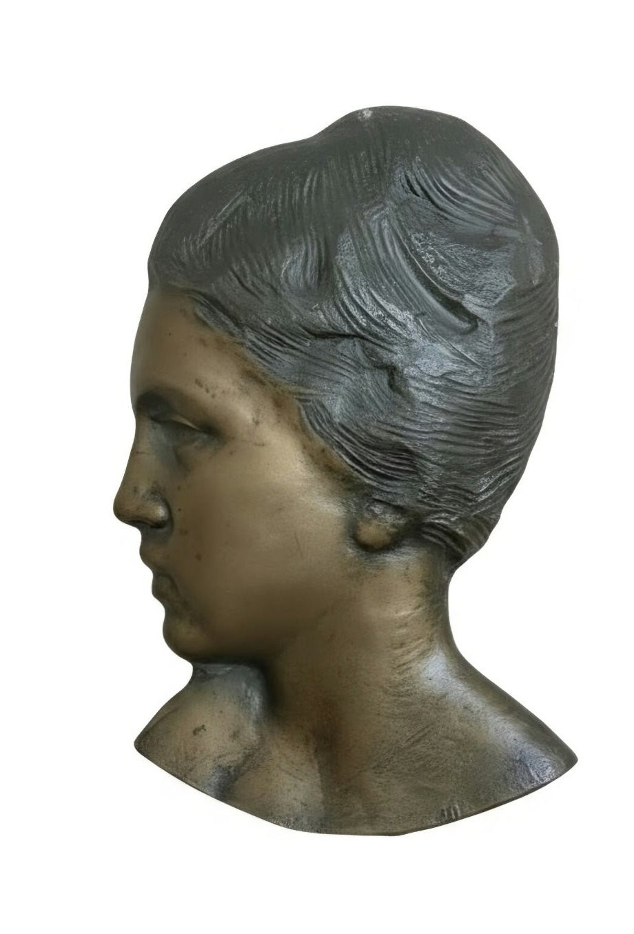 Donna con Capelli Raccolti